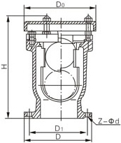 P41X排气阀结构图